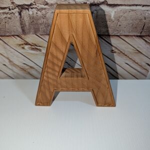 ♥️Ashland Monogram Wood Letter ACan stand on its own or be hung